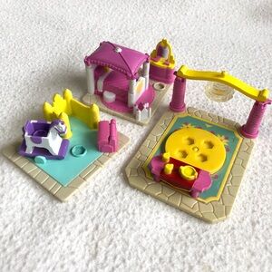 1995 - Vintage My Pretty Dollhouse Castle Pieces - 3 Rooms